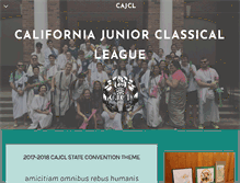 Tablet Screenshot of cajcl.org